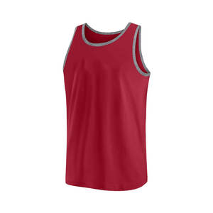 Débardeur de sport en maille pour hommes, personnalisable, en coton découpé, pour fitness, sans manches, vêtements de sport d'entraînement - Product Image 2