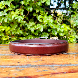 เข็มขัดหนังแท้สำหรับออฟฟิศของผู้ชายพร้อมหัวเข็มขัดแบบกลับด้านได้แบบพรีเมี่ยมอุปกรณ์เสริมที่เป็นทางการเป็นครั้งคราว - Product Image 4