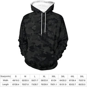 Sweat à capuche camouflage confortable, doux, chaud, respirant, décontracté, tendance, facile à porter, pour l'extérieur - Product Image 4