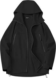 Custom Full Zipper <b>Thin</b> <b>Waterproof</b> Running Outdoor Mountain Hiking Biking Lightweight Hooded Windbreaker <b>Jacket</b> for Men - Product Image 3