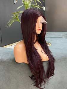 วิกผมแท้แบบมีลูกไม้ด้านหน้าที่นุ่มลื่นสไตล์เวียดนาม - Product Image 2