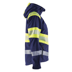 Top Sale Waterproof Hi Vis Men Construction Reflective <b>Tape</b> Windbreaker Safety Wear High Visibility Security Zipper Jacket - Product Image 6