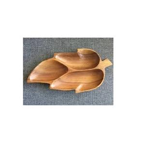 Plateau en bois pour la décoration de la maison pour les fêtes plateau en bois de mangue fait à la main pour les collations servir - Product Image 2