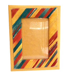 Wholesale Hot Sale Custom Home Decorations Recycled Handmade Cotton Paper Multi Color Home Decoration Fancy Picture <b>Photo</b> <b>Frame</b> - Product Image 1