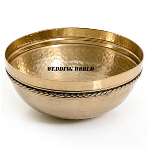Tall Size Gold Finished <b>Chocolate</b> Bowl <b>Wedding</b> Decorative Handmade Sweet Bowl Customized Size Fancy <b>Chocolate</b> Bowl - Product Image 4