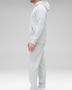 Sweat à capuche zippé de poids moyen en coton et polyester pour hommes, vêtements de sport élégants et fiables, sweat à capuche respirant - Product Image 4