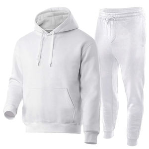 Ensemble survêtement pour homme, sweat-shirt à capuche surdimensionné personnalisé, jogging, molleton épais, tenue de sport décontractée - Product Image 5