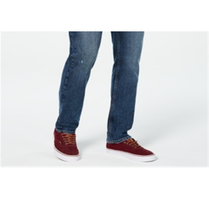 Jeans American Rag Tyler a Gamba Dritta da Uomo, Taglia 31x32, in Denim Riciclato Repreve Blu Vintage, Stile Hip Hop con Patchwork Lavorato a Maglia per l'Inverno - Product Image 6