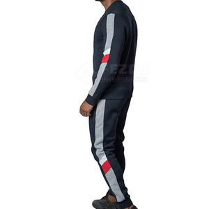 Conjunto de sudadera con capucha y cremallera para hombre con logotipo personalizado Ideal para gimnasio y estilo callejero - Product Image 4