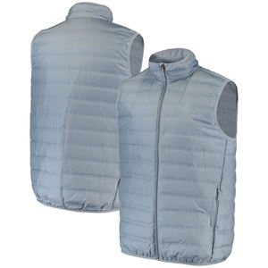Veste de printemps à col montant épais, souple et respirante pour l'extérieur Gilet matelassé personnalisé pour hommes - Product Image 4