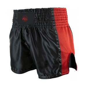 ชุดกางเกงขาสั้นมวยไทยขาสั้นแบบสั่งทำ100% โพลีเอสเตอร์สีพื้นน้ำหนักเบาระบายอากาศได้ดีแห้งเร็วสไตล์ใหม่ - Product Image 6