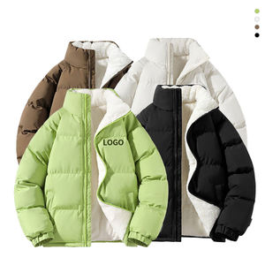 แจ็กเก็ตทรงพองทำจากผ้าใบสำหรับผู้หญิงแจ็คเก็ตทรงพองขนาดใหญ่สำหรับฤดูหนาวโลโก้ออกแบบได้ตามต้องการ - Product Image 4