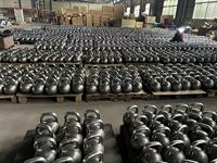 Equipo de Gimnasio de Alta Calidad para Fisicoculturismo, Pesas para Ejercicio, Kettlebell de Hierro Fundido