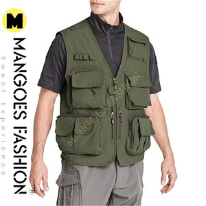 Outdoor High Visibility ANSI Class 1 Waterproof Safety Vest Workwear-Customized Logo Option High Quality MOQ 10 Pcs Polyester - Product Image 3