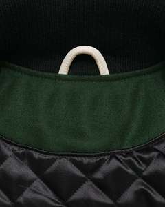 New Look personalizado bordado Logo suelto Casual precio barato mejor calidad hecho a medida satén bombardero chaqueta Vintage Letterman chaqueta - Product Image 3