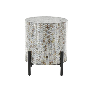 Taburete de Metal elegante tipo nácar de pie, salón de dormitorio de alta calidad y decoración de diseño de interiores de Hotel - Product Image 5