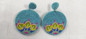 Handmade <b>Red</b> <b>Beaded</b> Earrings for Girls Featuring Elegant Durable Craftsmanship Designed for Stylish Everyday Fashionable Wear - Product Image 3