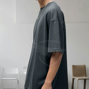 2025 camiseta de gran tamaño personalizada de alta calidad Algodón poliéster último diseño camiseta de gran tamaño hecha en Pakistán - Product Image 4