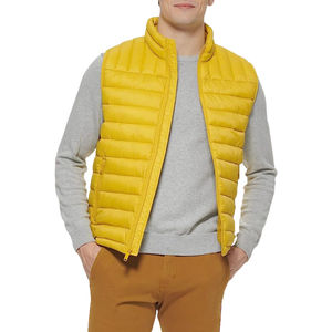 Gilet léger et de haute qualité personnalisé par OEM, veste d'hiver chaude et respirante sans manches à fermeture éclair, vestes sans manches de grande taille pour hommes - Product Image 3