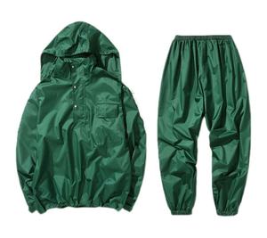 Ensemble de survêtement coupe-vent personnalisé pour hommes Survêtement unisexe en nylon résistant à l'eau et au vent pour hommes - Product Image 1