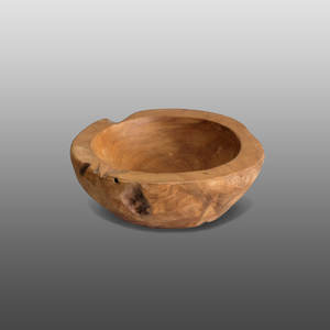 Bol de service à salade en bois de manguier fabriqué à la main de luxe avec un design laqué émaillé de poulpe bleu utilisé dans les cuisines des hôtels - Product Image 5