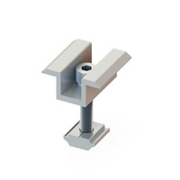 Système de fixation EuroHa ESA en aluminium anodisé argenté de qualité supérieure avec garantie de 10 ans pour panneaux solaires – Installation sur toit/au sol