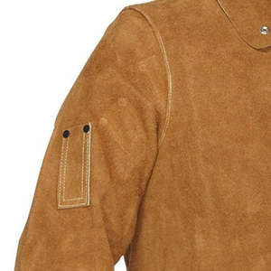 Men's Heavy-Duty Anti-Slip Cotton <b>Welding</b> Safety Jacket High Quality Workwear Style Radiation Proof Heat Resistant 200C - Product Image 5