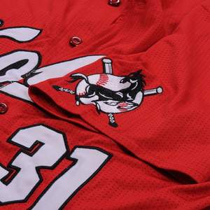 Chemises de baseball personnalisées à manches courtes Streetwear Nom et numéro personnalisés Nouveau design Maillot de baseball à sublimation - Product Image 6