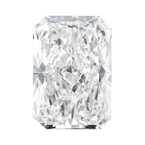 AJRETAIL 2.07 carat Radiant Cut F VS2 diamant cultivé en laboratoire certifié par IGI-CVD diamant certifié ou non certifié" - Product Image 1