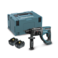Marteau perforateur électrique léger Makita DHR202RTJ 18V 5Ah Li-Ion 20mm pour béton