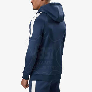 Ensemble de survêtement de luxe de créateur, tissu tendance, streetwear haut de gamme, deux pièces, logo personnalisé disponible - Product Image 3