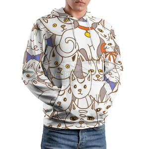 เสื้อฮู้ดพิมพ์ลาย3D คอปกแบบมีฮู้ดจำนวนมากสินค้ามาใหม่2023 - Product Image 3