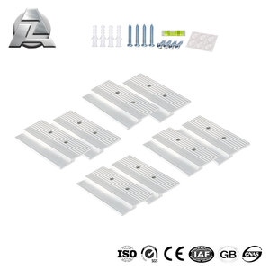 Alliage d'aluminium ZC62518 Taquet français Z Clip Hanger Kits pour cadre photo mural - Product Image 3