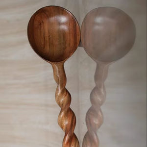 Handmade Eco-Friendly Mango <b>Wood</b> Vintage Salad Server <b>Set</b> Multifunctional Angel Style Salad <b>Spoons</b> Home Kitchen Party Use - Product Image 1