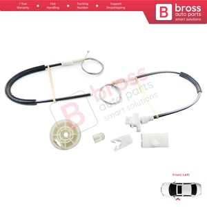 Kit de réparation de lève-vitre BWR254, porte avant gauche pour Megane MK1 X64 1996-2003 4/5 portes 7700834347 - Product Image 3