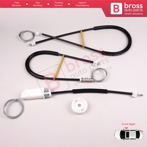 Kit de réparation de lève-vitre électrique BWR670, porte avant droite pour New Beetle 1Y7 2 portes Cabriolet Convertible CC 2003-2010 1Y0837462 - Product Image 2