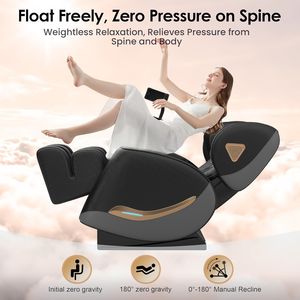 Massage <b>Chair</b> Full Body Zero Gravity Massage <b>Chair</b> Recliner Upgraded Roller Heating Airbag Foot Roller Shiatsu Full Body Massage - Product Image 5