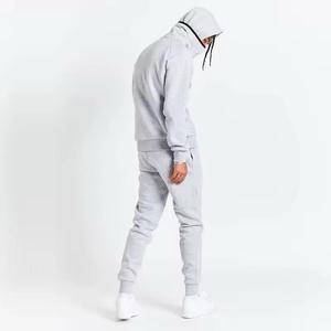 Men's Unisex Oversize Men Custom <b>Fleece</b> Ninja Half-Zip Hooded Double Layered Zipper 1Pc Half Zip Balaclava <b>Hoodie</b> With Balaclava - Product Image 2