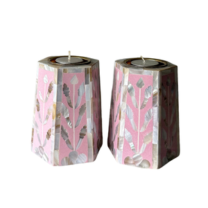 ที่ใส่เทียนมุกแบบฝังไม้ถือเทียนสำหรับตกแต่งเดือนรอมฎอนที่วางกลางโต๊ะของขวัญของขวัญสไตล์โคมไฟโบฮีเมียนอาหรับ - Product Image 1