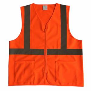 Gilet de sécurité réfléchissant respirant à séchage rapide écologique de haute qualité pour hommes haute visibilité grande taille vêtements d'extérieur pour l'été - Product Image 6