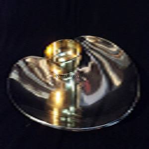 ชามโลหะขัดเงาสีเงินรูปหัวใจใช้งานหนักสำหรับผลไม้และสินค้าอื่นๆชามเสิร์ฟและของตกแต่งโต๊ะ - Product Image 1