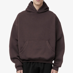 เสื้อฮู้ดดี้แบบใหม่สั่งทำขายส่ง โลโก้ เสื้อฮู้ดดี้ผู้ชายแบบสวม คุณภาพสูง แฟชั่น ทรงหลวม สบายๆ น้ำหนักมาก - Product Image 1