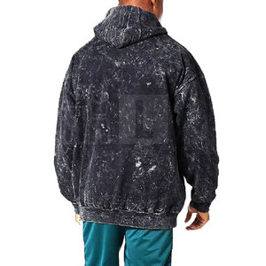 Vente en gros, service OEM, sweats à capuche délavés à l'acide pour hommes, dernière conception, sweats à capuche délavés à l'acide de base au Pakistan - Product Image 4