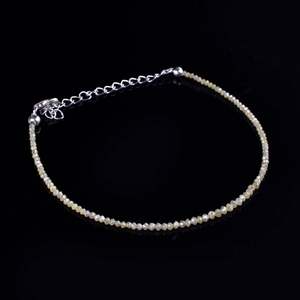925 Sterling <b>Silver</b> Light Yellow Diamond <b>Bracelet</b> Elegant Diamond <b>Bangles</b> - Product Image 1