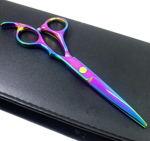 Professionnel IMANS 5.5 pouces ciseaux de coupe de cheveux de barbier lame en acier inoxydable noir - Product Image 3