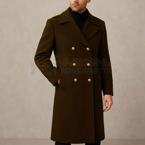 Trendy Products <b>Men</b> <b>Long</b> <b>Coat</b> Premium Quality WInter Wear <b>Men</b> <b>Long</b> <b>Coat</b> Classic Trench Style <b>Men</b> <b>Long</b> <b>Coat</b> - Product Image 3