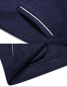 Chaqueta de lana para hombre más vendida, chaqueta para hombre Varsity con cuello levantado, logotipo frontal personalizado, chaqueta bomber informal de invierno de alta calidad - Product Image 6