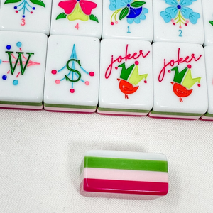 Juego de Mahjong Americano, Estuche de Acrílico Personalizado, 166 Fichas de Acrílico de Calidad con Impresiones Coloridas - Product Image 4