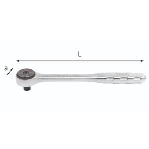 1/4'' Reversible Ratchet Wrench <b>with</b> USAG Versatile Tool for Fast and Easy Tightening & Loosening - Product Image 1