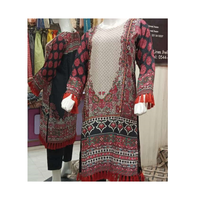 Robes mi-longues styliste Kurtis brodées pour femmes marché de gros prix compétitifs grande quantité fabriqué vente
